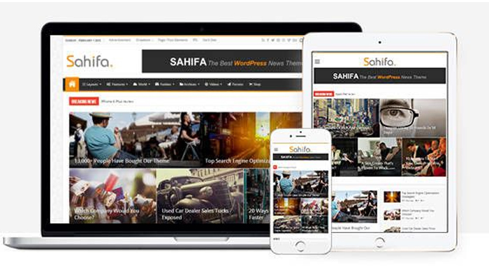 Sahifa – Theme blog cá nhân đẹp dạng tin tức