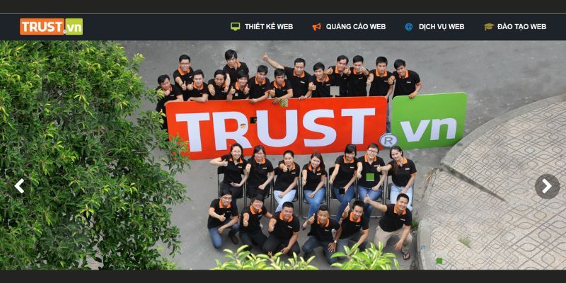 Trust.vn - Công ty thiết kế web giàu kinh nghiệm