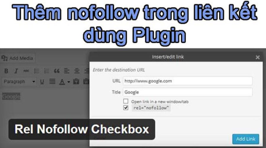 Công cụ Plugin thêm liên kết nofollow