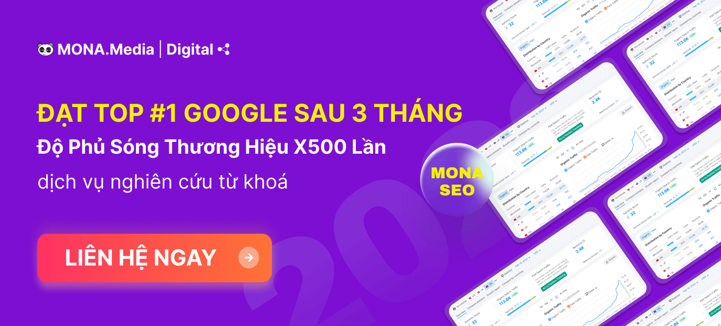 Dịch vụ SEO tổng thể website uy tín tại HCM – Công ty Mona SEO