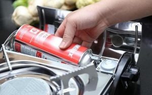 chuẩn bị bình ga trước khi sử dụng