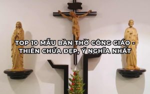 mẫu bàn thờ công giáo