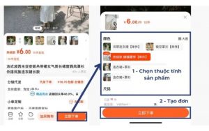 Tạo đơn hàng trên 1688