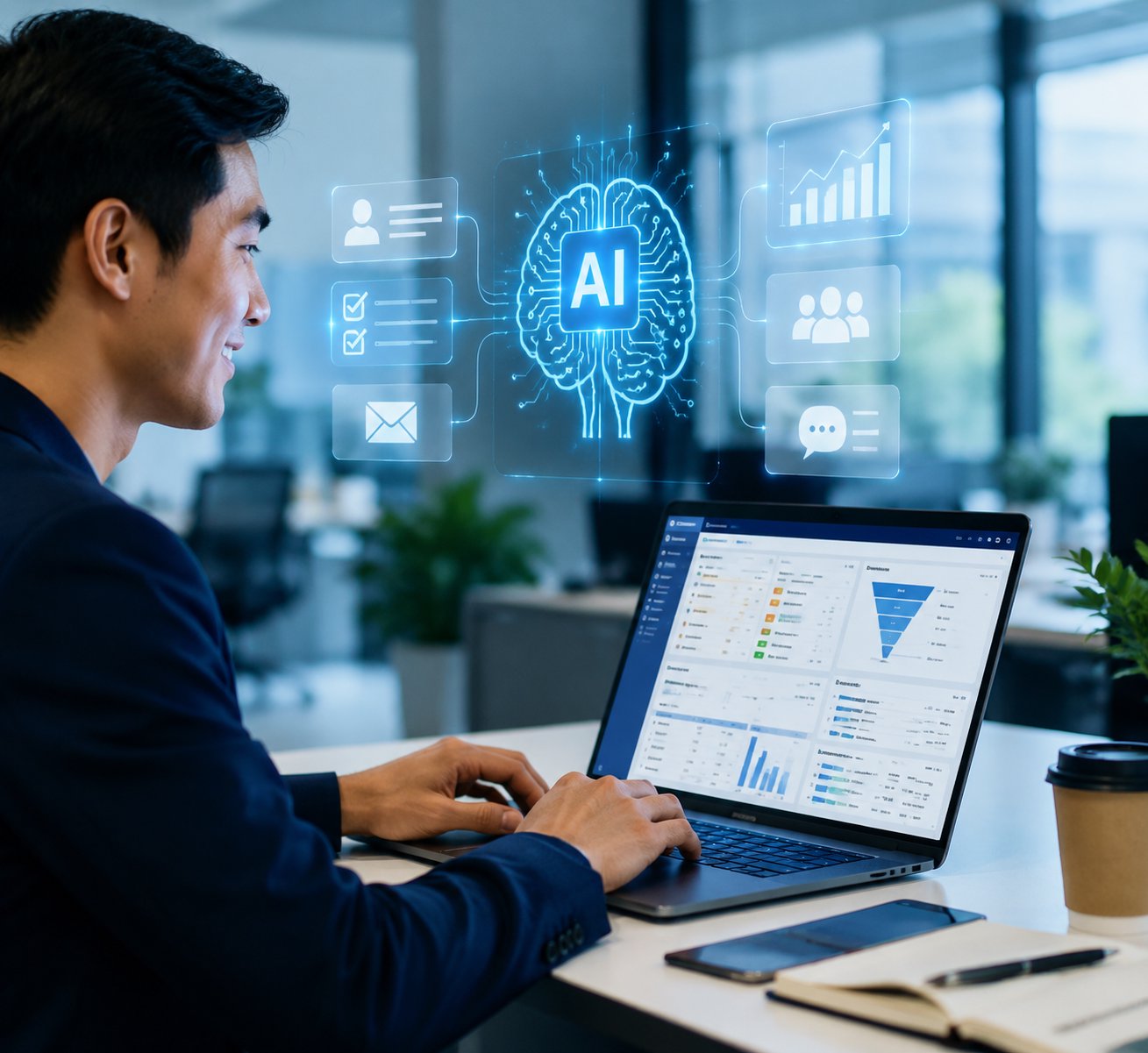 CRM thế hệ mới: ứng dụng AI cho phòng sale giúp nhân viên tập trung vào deal thay vì nhập liệu CRM thế hệ mới: ứng dụng AI cho phòng sale giúp nhân viên tập trung vào deal thay vì nhập liệu